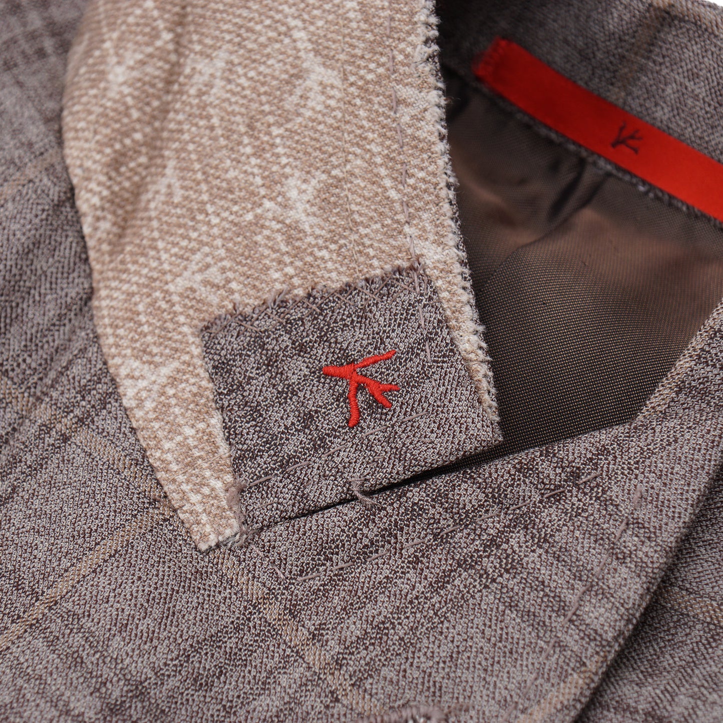 Isaia Layered Check Wool and Silk Sport Coat - Top Shelf Apparel