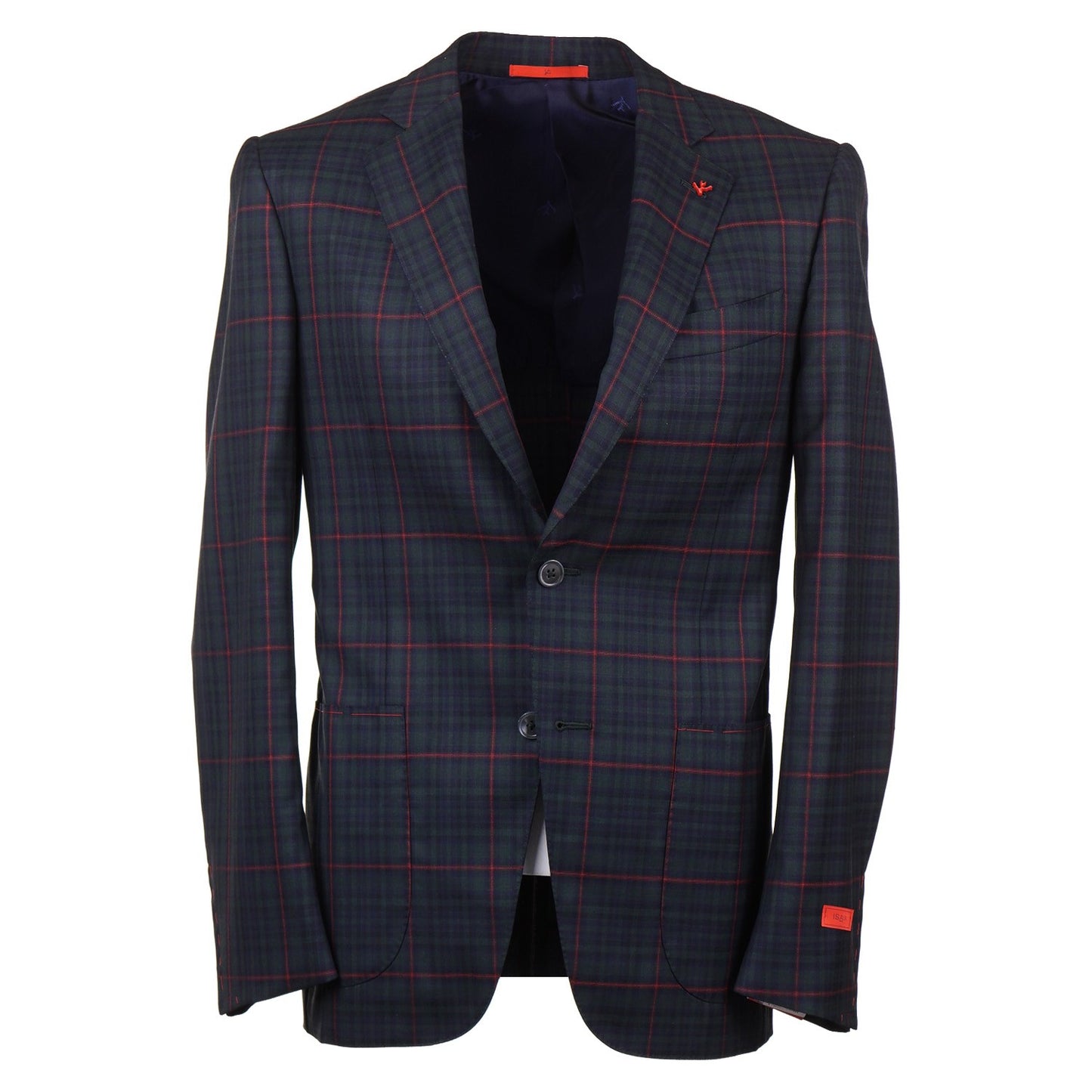 Isaia Layered Check Super 140s Wool Sport Coat - Top Shelf Apparel