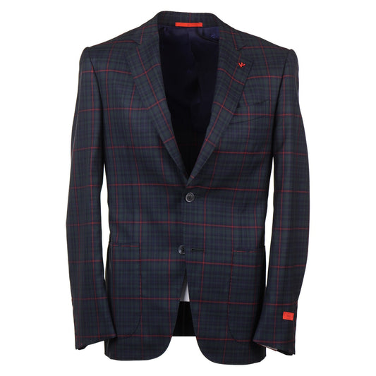 Isaia Layered Check Super 140s Wool Sport Coat - Top Shelf Apparel