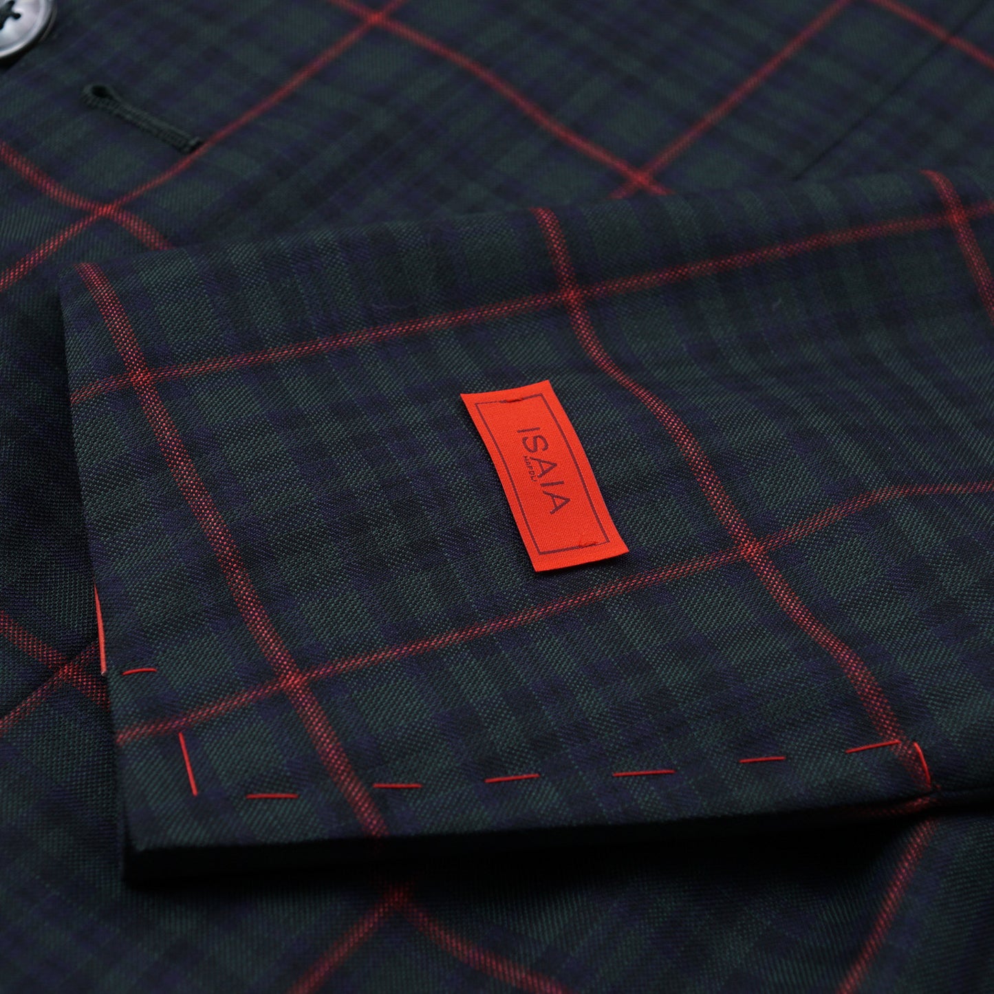 Isaia Layered Check Super 140s Wool Sport Coat - Top Shelf Apparel