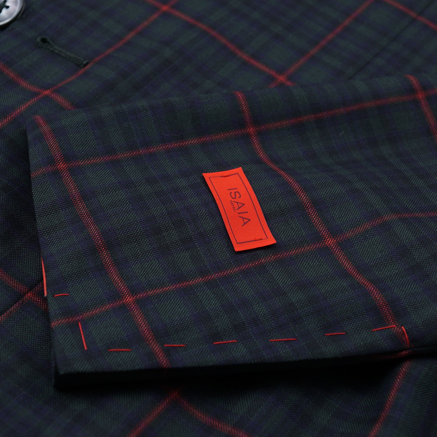 Isaia Layered Check Super 140s Wool Sport Coat - Top Shelf Apparel