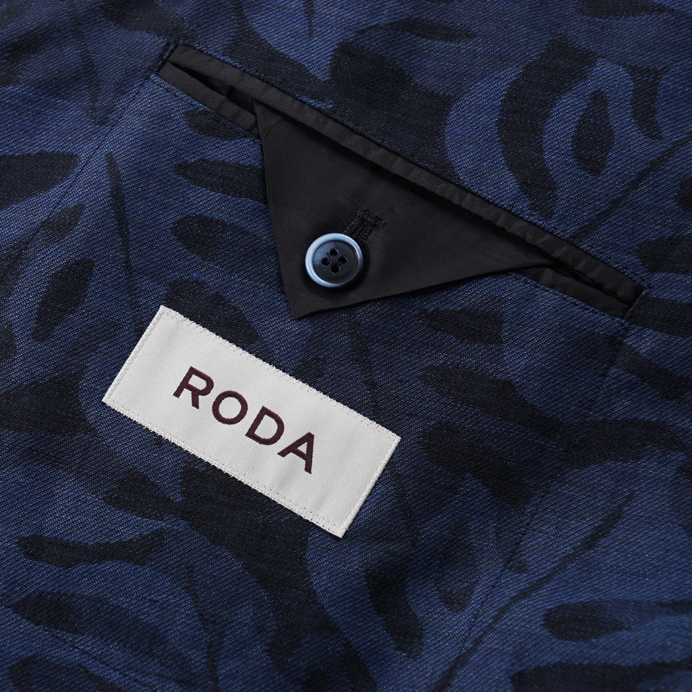 Roda Tropical Print Linen and Cotton Suit - Top Shelf Apparel