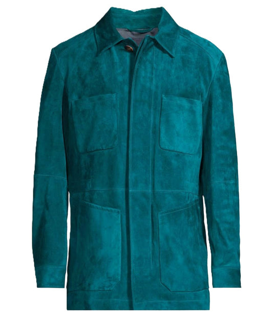 Brett Johnson 'Lugano' Calf Suede Jacket - Top Shelf Apparel