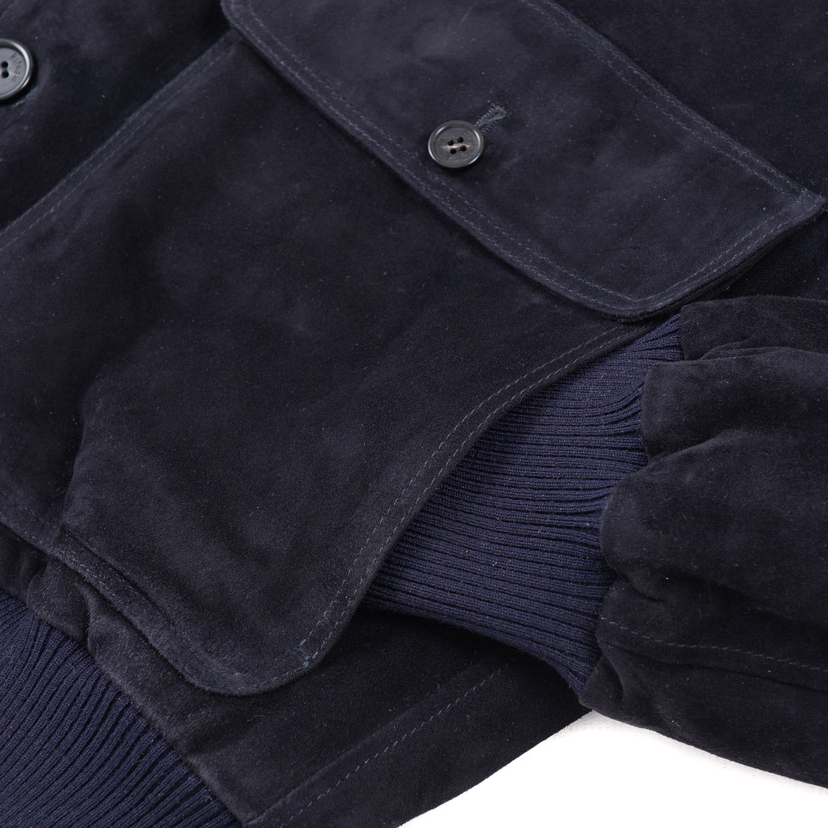 Rifugio Wool-Lined Suede Bomber Jacket - Top Shelf Apparel