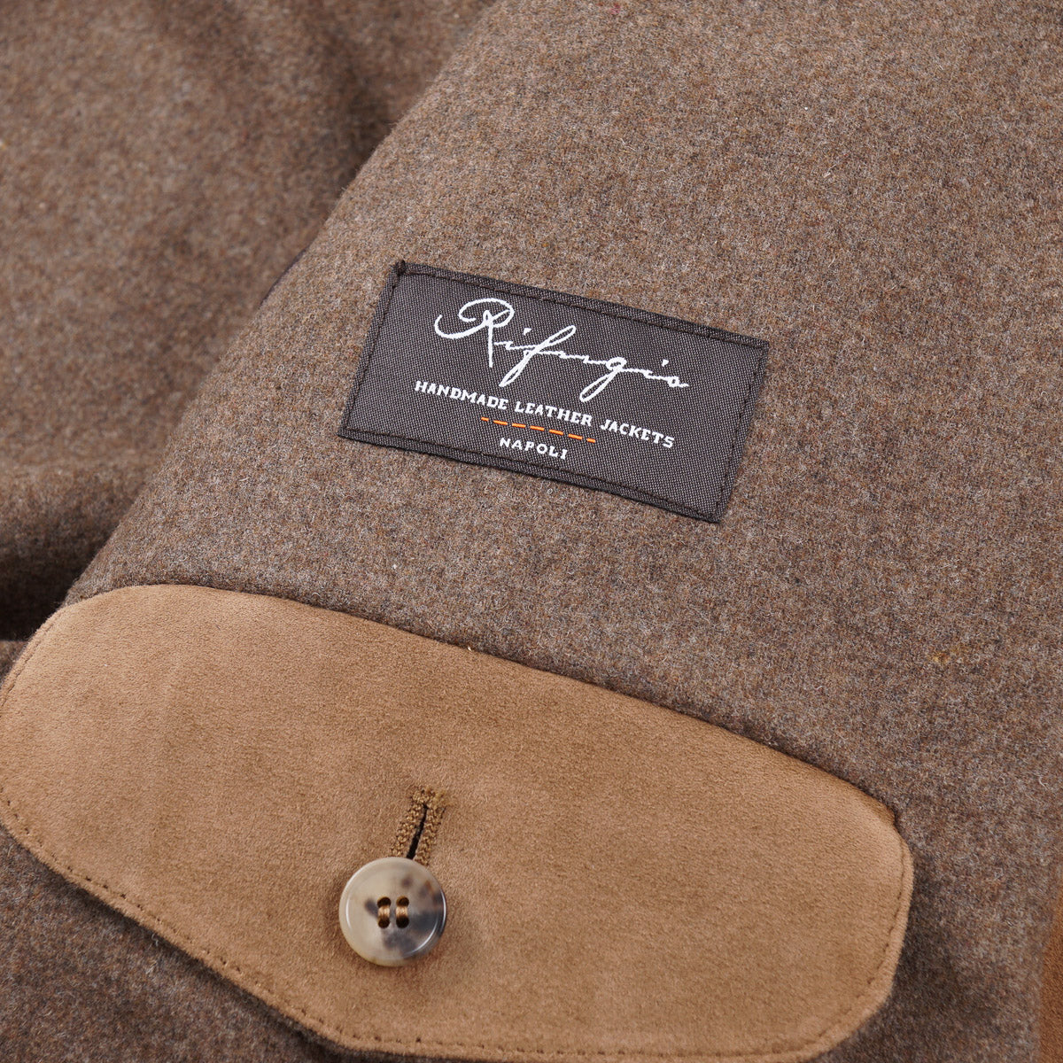 Rifugio Wool-Lined Suede Bomber Jacket - Top Shelf Apparel