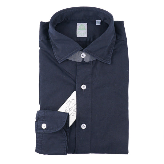 Finamore Slim-Fit Washed Cotton Shirt - Top Shelf Apparel