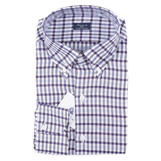Finamore Extrafine Twill Cotton Shirt - Top Shelf Apparel