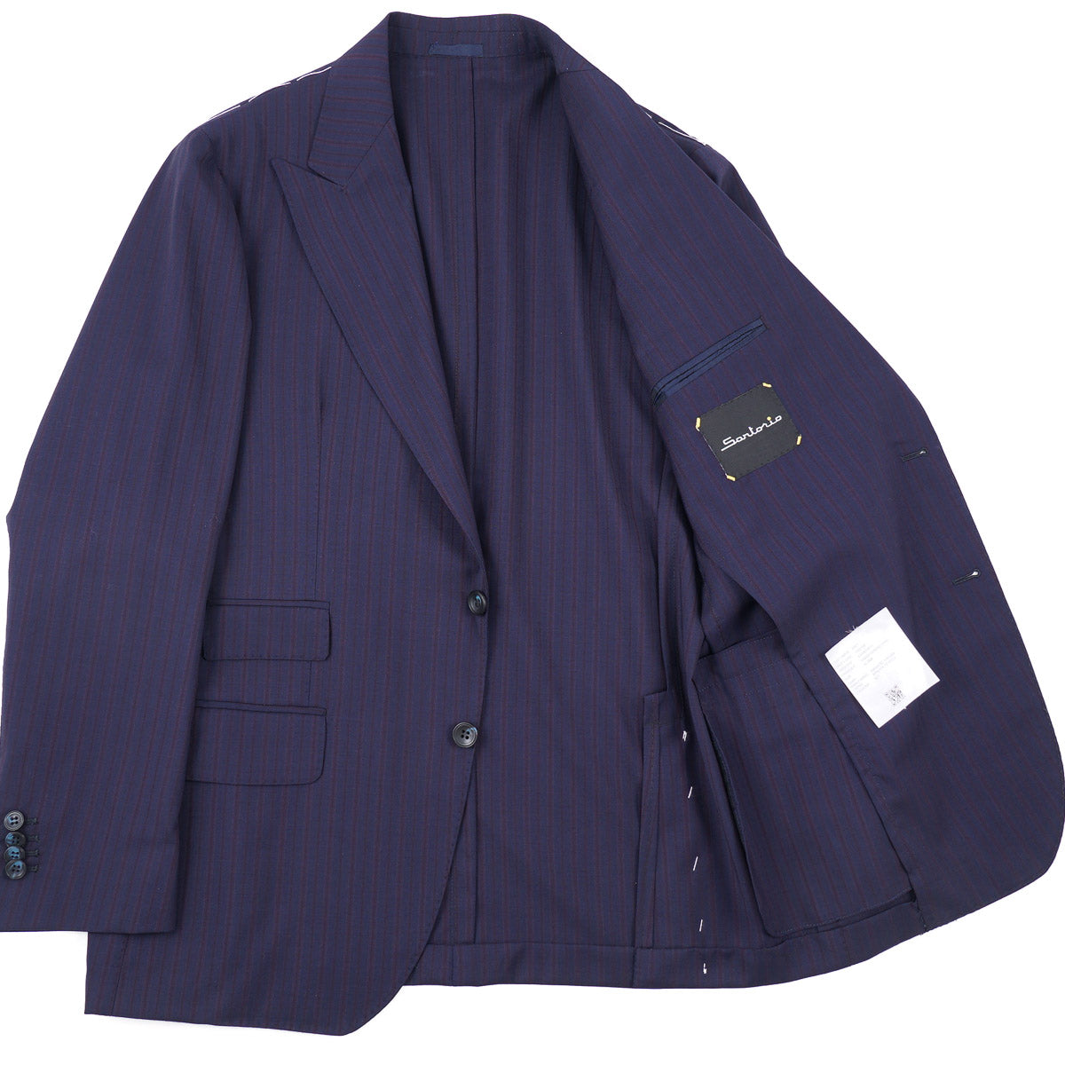 Sartorio Soft-Constructed Lightweight Wool Suit - Top Shelf Apparel