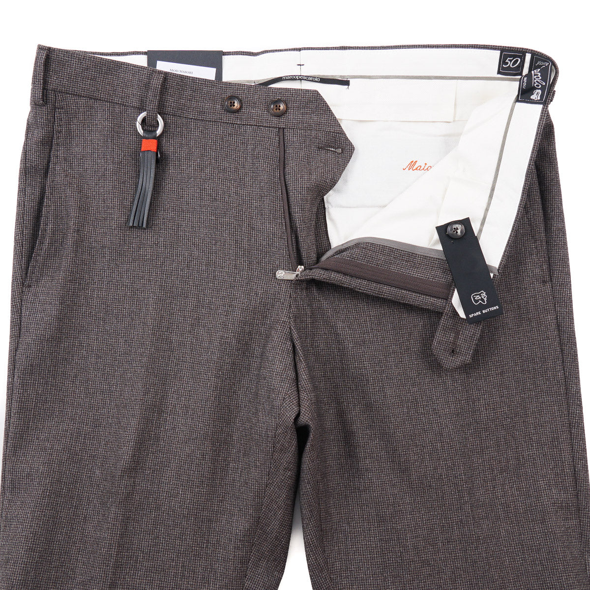 Marco Pescarolo Slim-Fit Wool Pants - Top Shelf Apparel