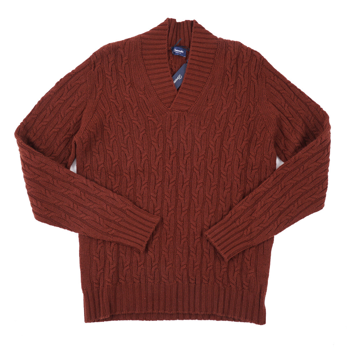 Drumohr Thick Cable Knit Cashmere Sweater - Top Shelf Apparel