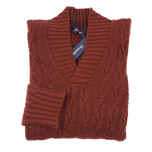 Drumohr Thick Cable Knit Cashmere Sweater - Top Shelf Apparel
