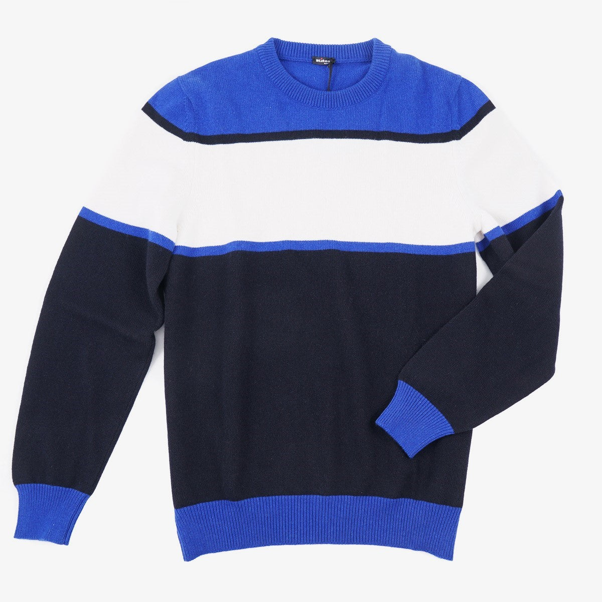 Kiton long-sleeve wool jumper - Blue
