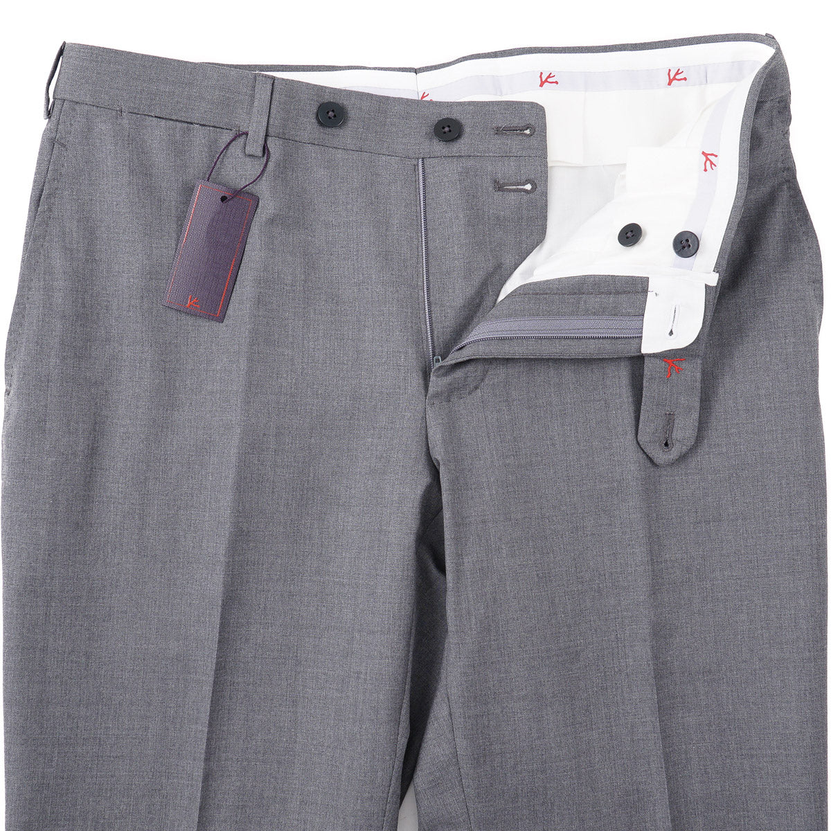 Isaia 'Sanita' Slim-Fit Wool Pants - Top Shelf Apparel