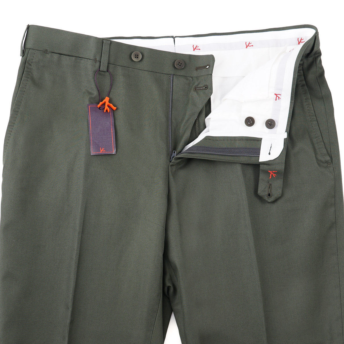 Isaia Slim-Fit Mako Cotton Pants - Top Shelf Apparel