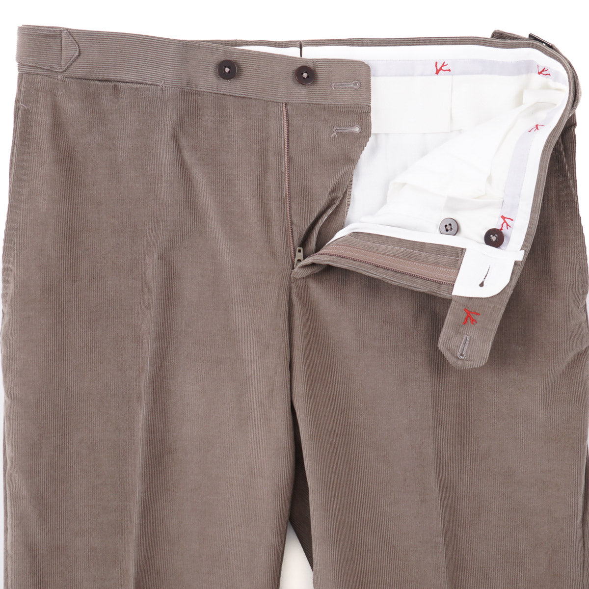 Isaia Slim-Fit Corduroy Dress Pants - Top Shelf Apparel