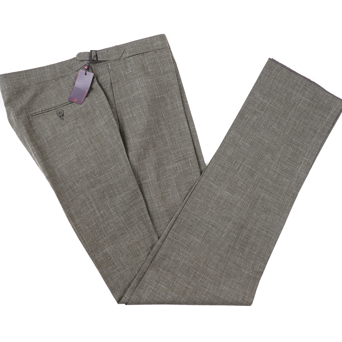 Isaia 'Sanita' Wool-Silk-Linen Pants - Top Shelf Apparel