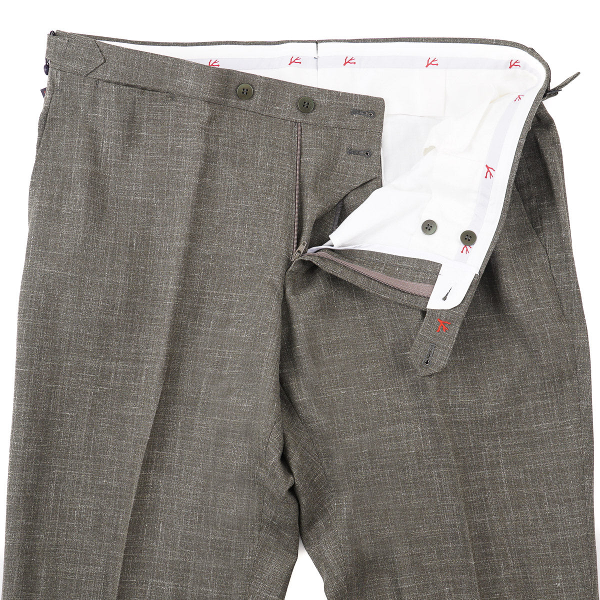 Isaia 'Sanita' Wool-Silk-Linen Pants - Top Shelf Apparel