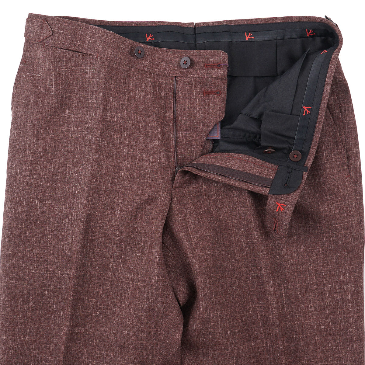 Isaia 'Sanita' Wool-Silk-Linen Pants - Top Shelf Apparel