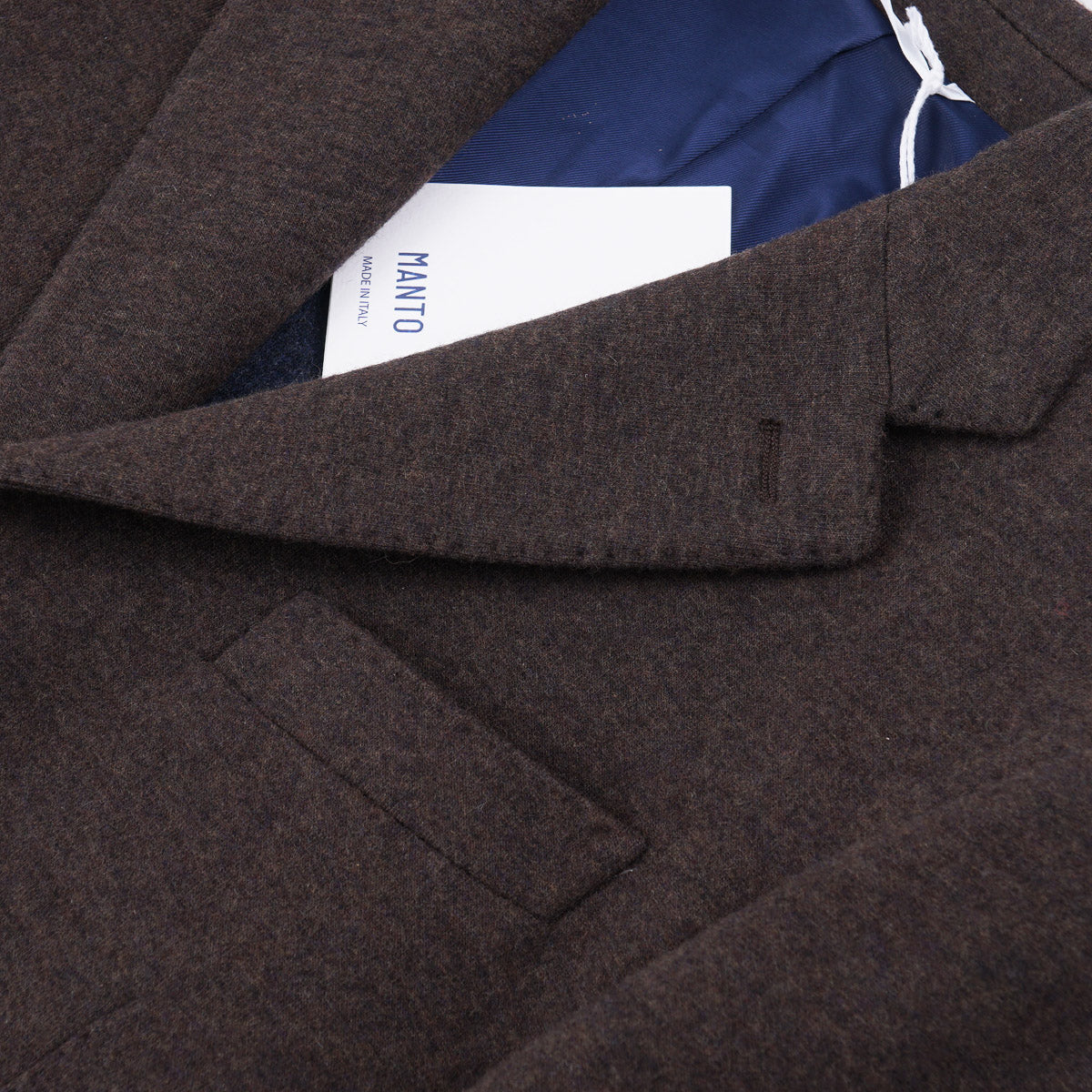 Manto Soft-Constructed Flannel Blazer