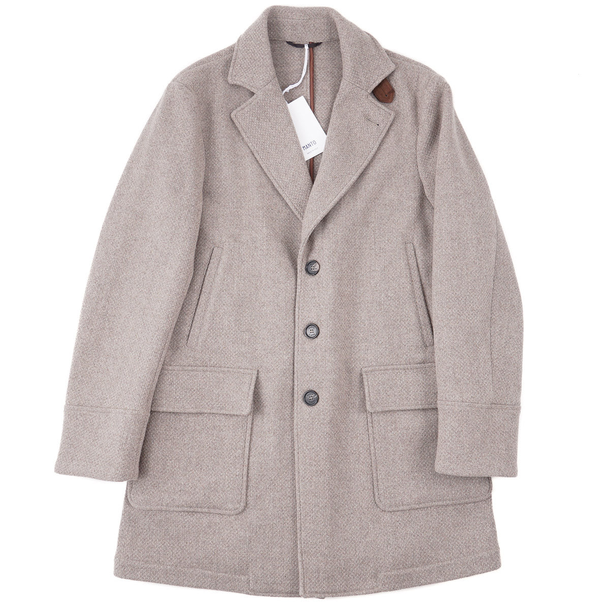 Manto Woven Wool-Cashmere Overcoat - Top Shelf Apparel