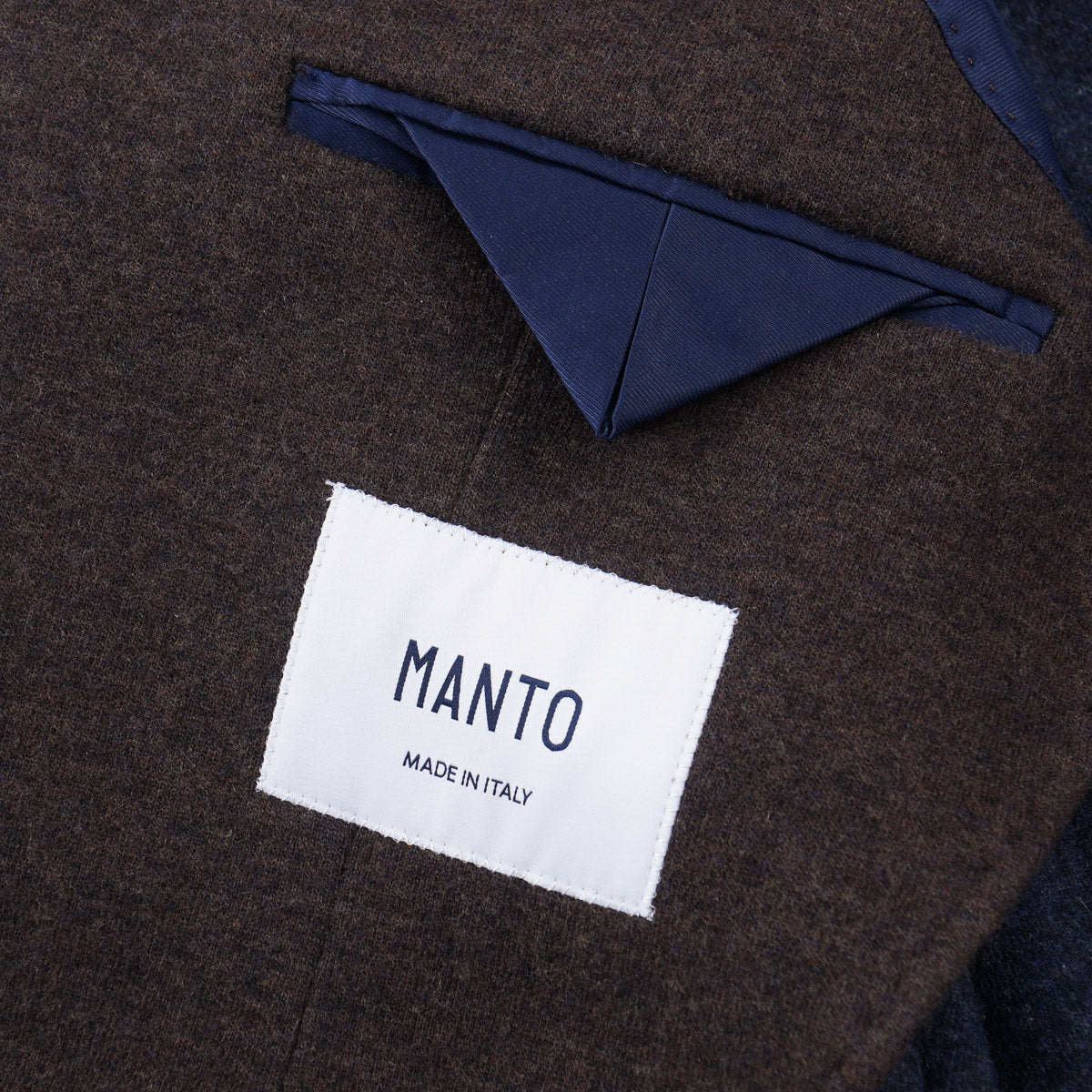 Manto Soft-Constructed Flannel Blazer