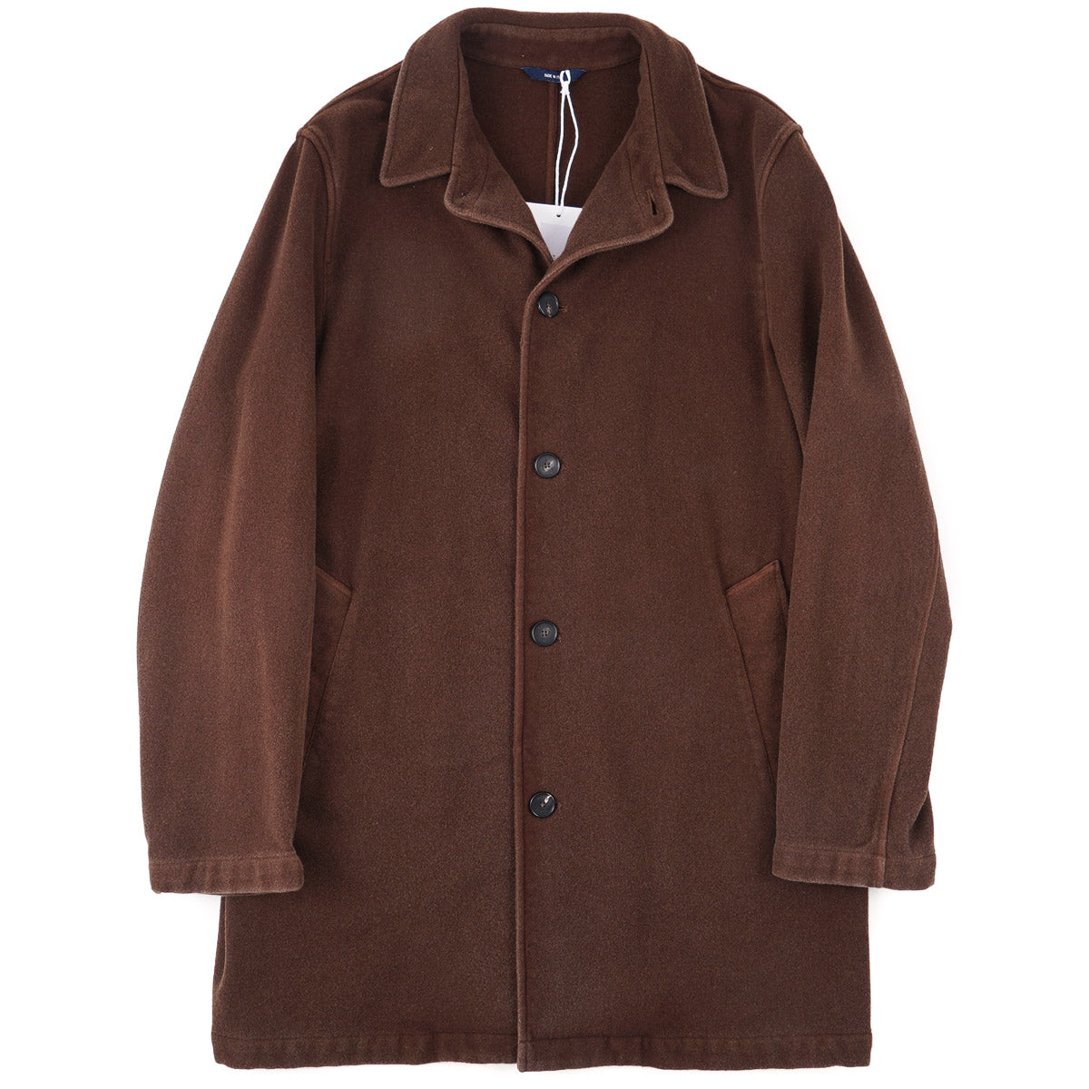Manto Garment-Washed Wool Coat