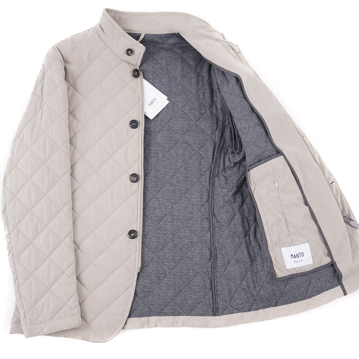 Manto Quilted Jacket with Flannel Lining