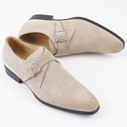 Sutor Mantellassi Calf Suede Monk Strap - Top Shelf Apparel