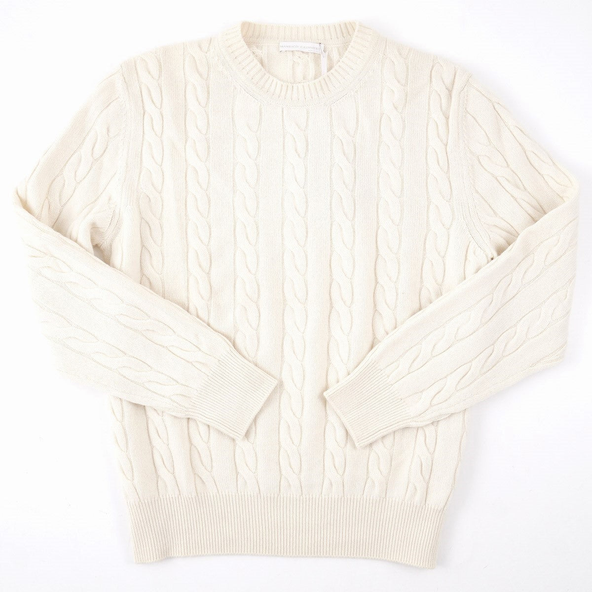 Manrico Cable Knit Cashmere Sweater - Top Shelf Apparel