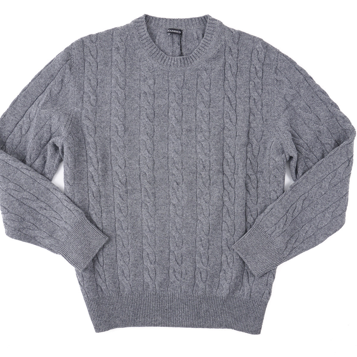 Manrico Cable Knit Cashmere Sweater - Top Shelf Apparel