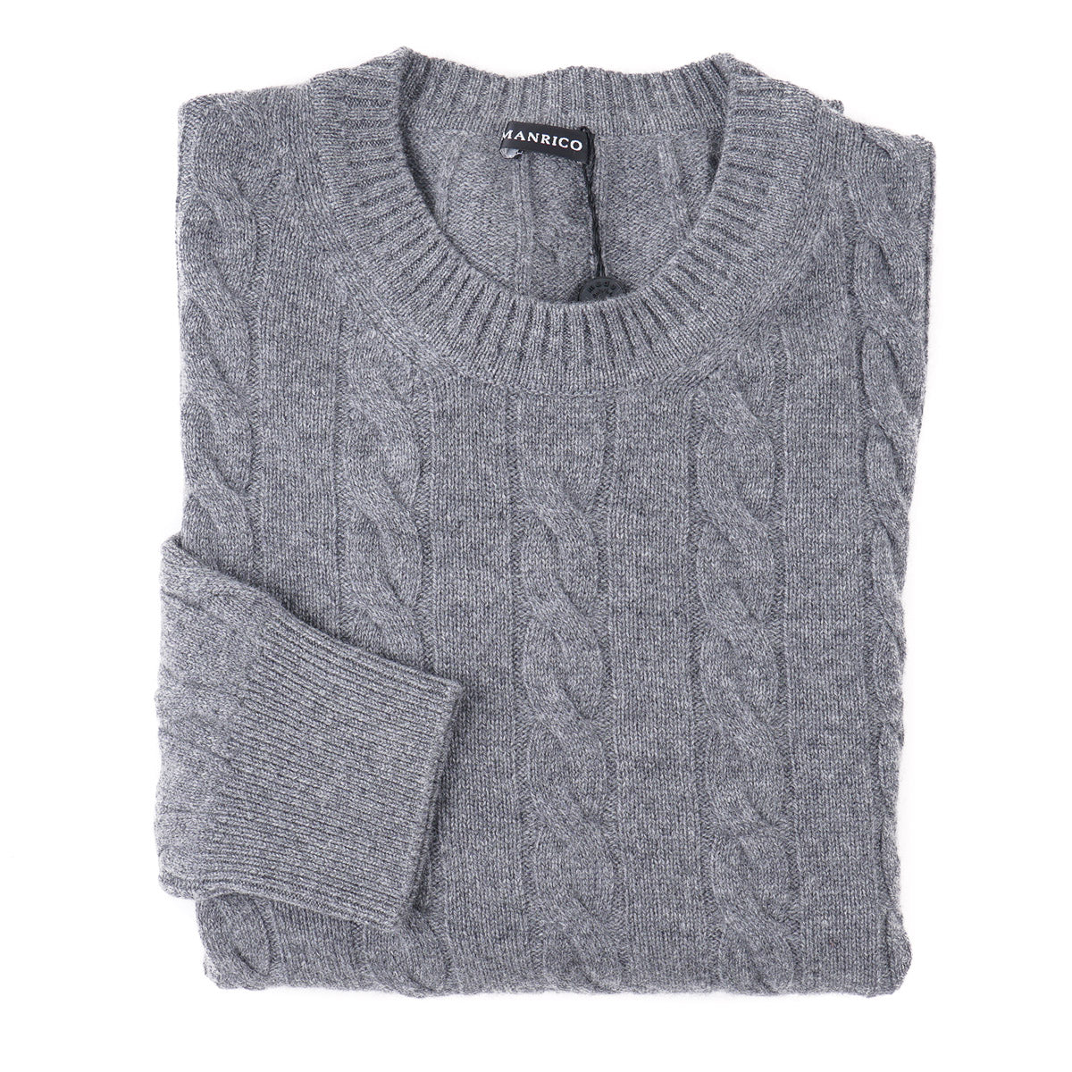 Manrico Cable Knit Cashmere Sweater - Top Shelf Apparel