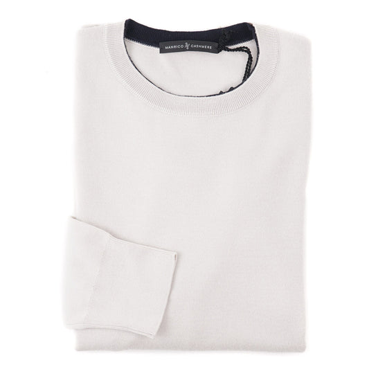 Manrico Slim-Fit Natural Stretch Cashmere Sweater - Top Shelf Apparel