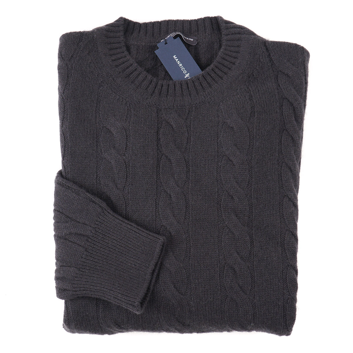 Manrico Cable Knit Cashmere Sweater - Top Shelf Apparel