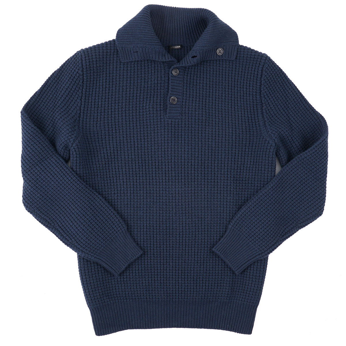 Manrico Thick Waffle Knit Cashmere Sweater - Top Shelf Apparel