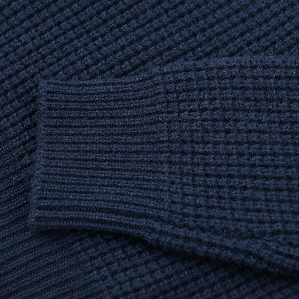 Manrico Thick Waffle Knit Cashmere Sweater - Top Shelf Apparel