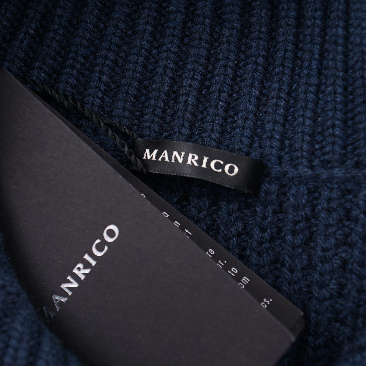 Manrico Thick Waffle Knit Cashmere Sweater - Top Shelf Apparel