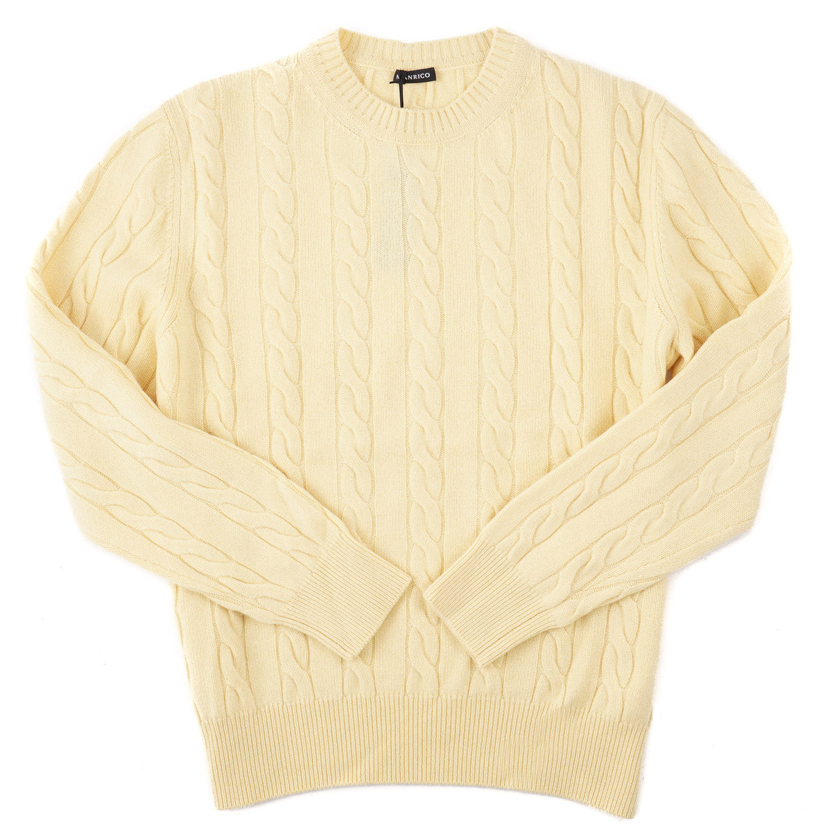 Manrico Cable Knit Cashmere Sweater - Top Shelf Apparel