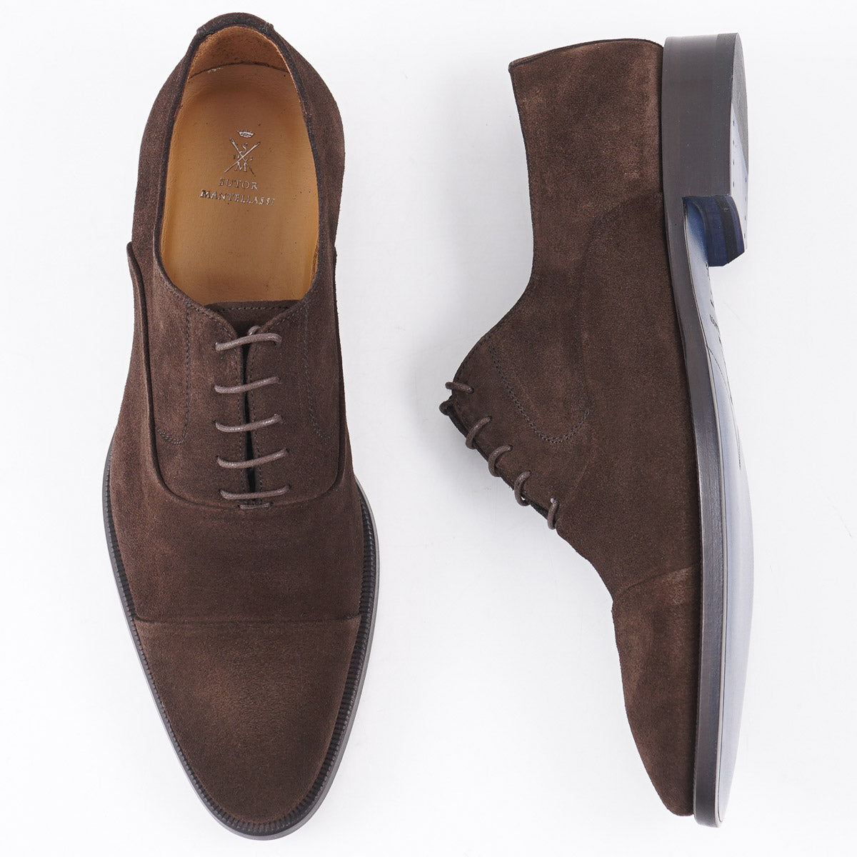 Sutor Mantellassi Calf Suede Oxford