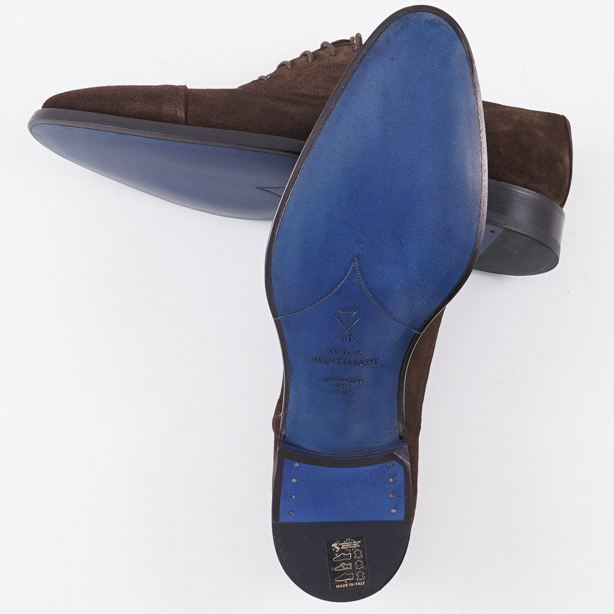 Sutor Mantellassi Calf Suede Oxford