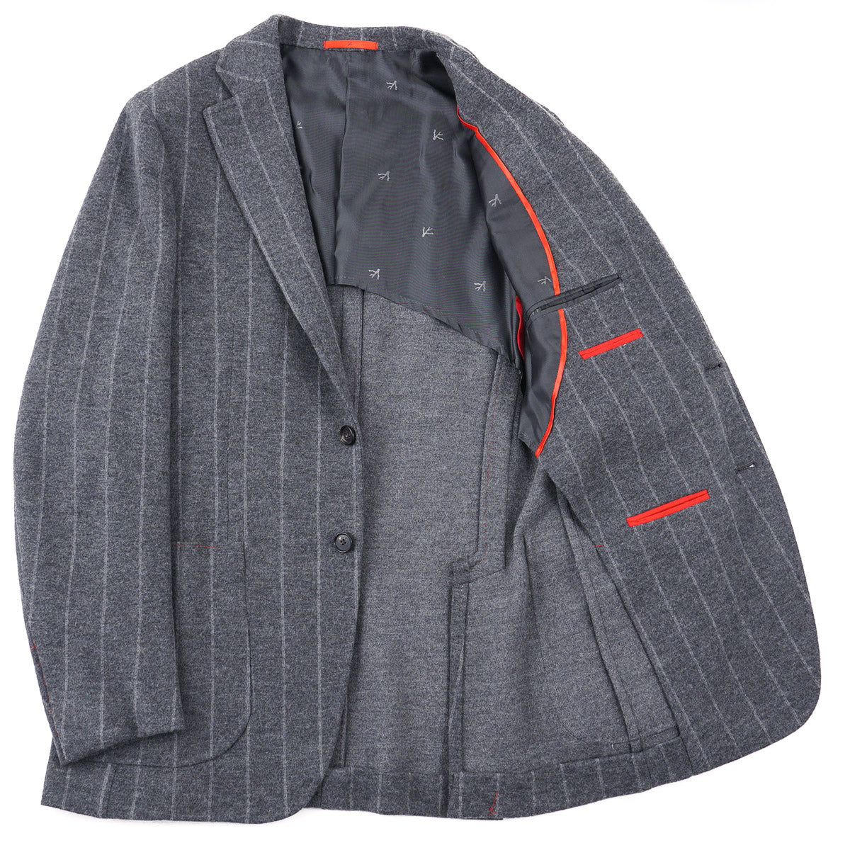 Isaia Soft Jersey Flannel Wool Suit - Top Shelf Apparel