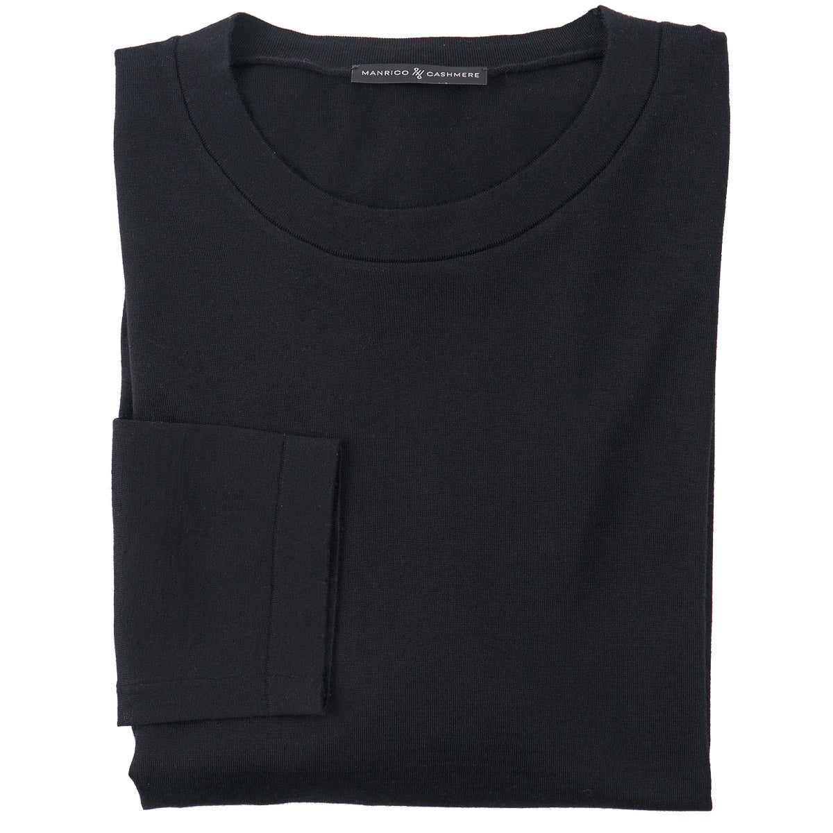 Manrico Long Sleeve 'Super Cashmere' T-Shirt - Top Shelf Apparel