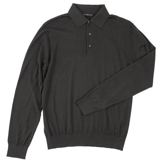 Manrico Lightweight Cashmere Polo Sweater - Top Shelf Apparel