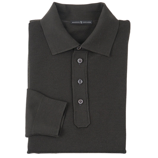 Manrico 'Super Cashmere' Polo Sweater - Top Shelf Apparel