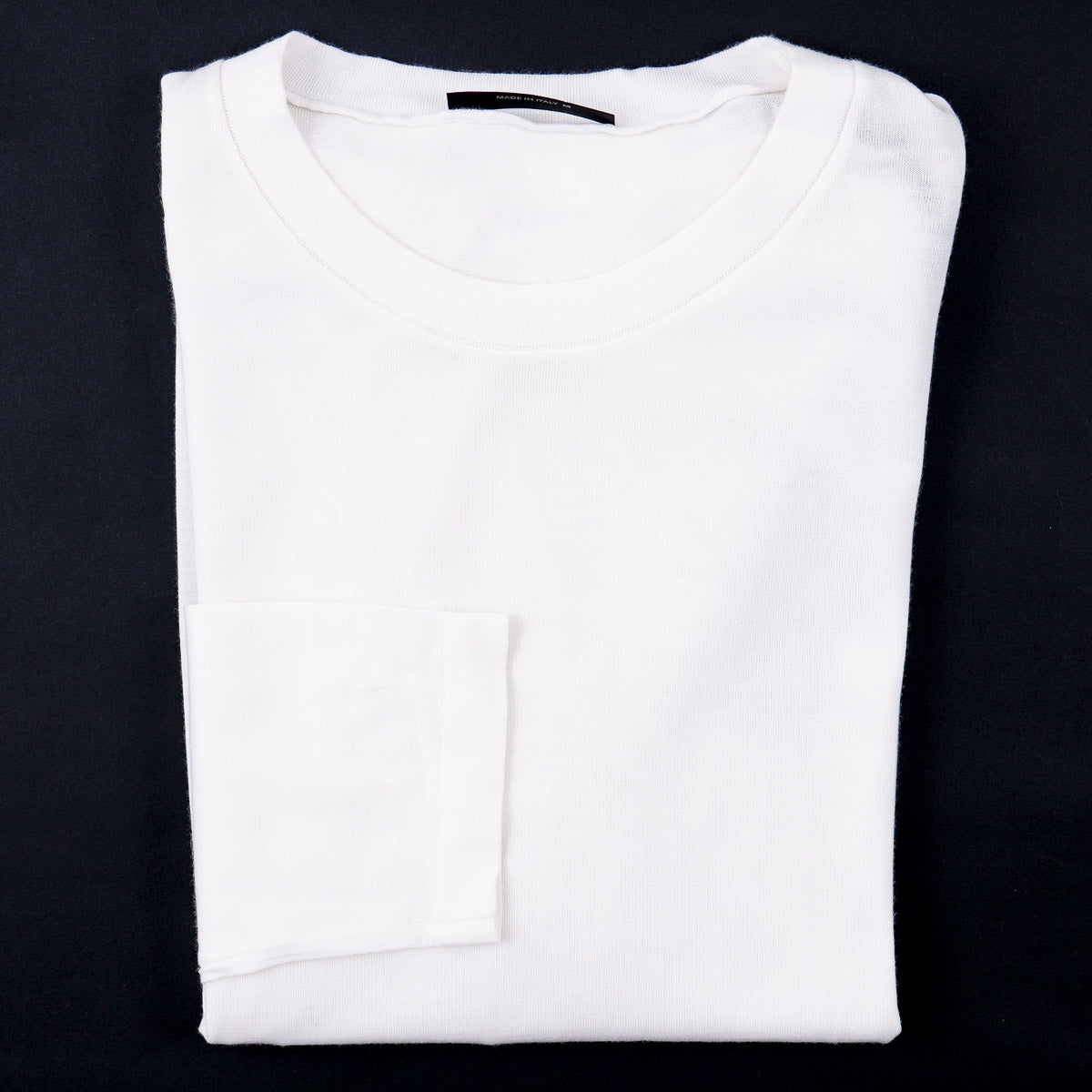 Manrico Long Sleeve 'Super Cashmere' T-Shirt - Top Shelf Apparel