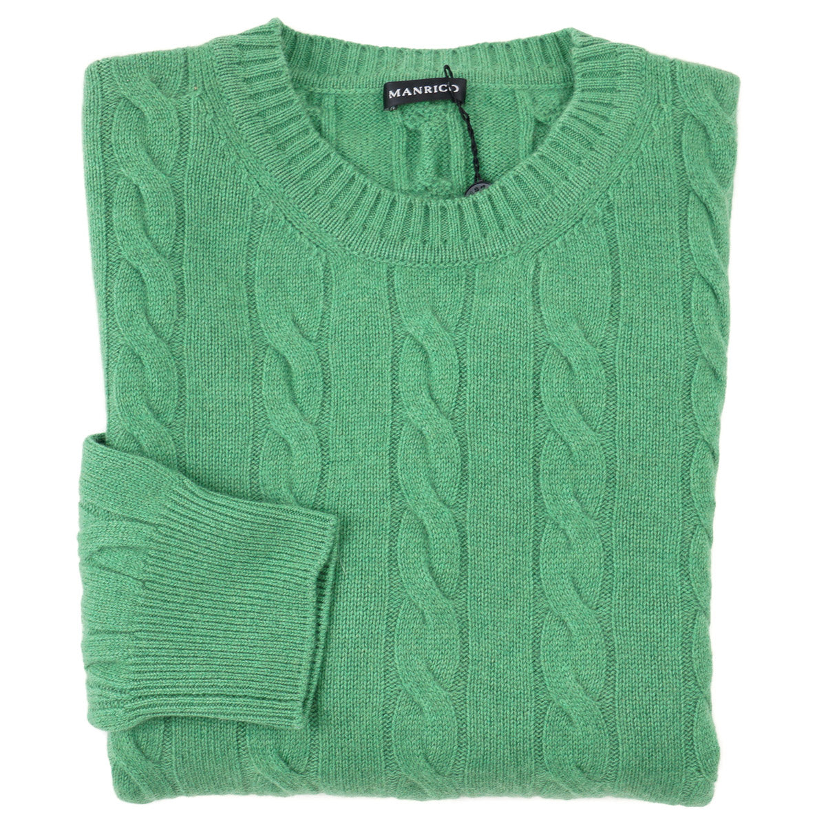 Manrico Cable Knit Cashmere Sweater - Top Shelf Apparel