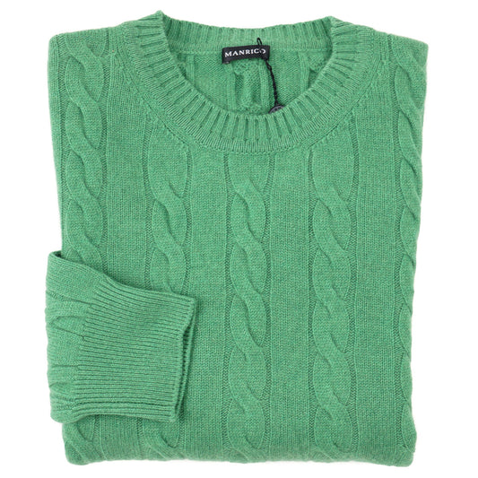 Manrico Cable Knit Cashmere Sweater - Top Shelf Apparel