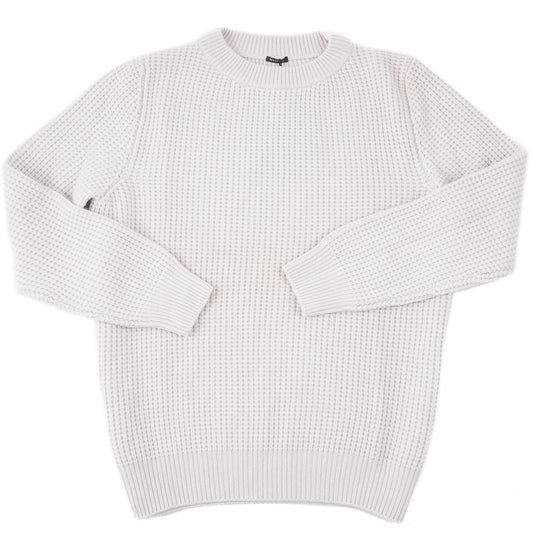 Manrico Thick Waffle Knit Cashmere Sweater - Top Shelf Apparel