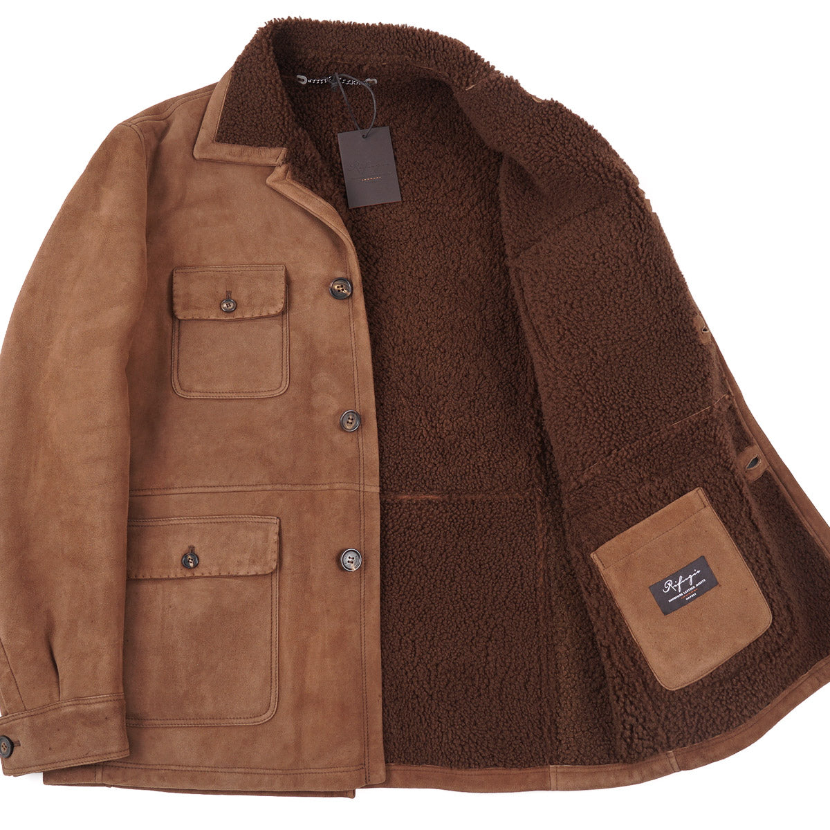 Rifugio Shearling Leather Field Jacket - Top Shelf Apparel