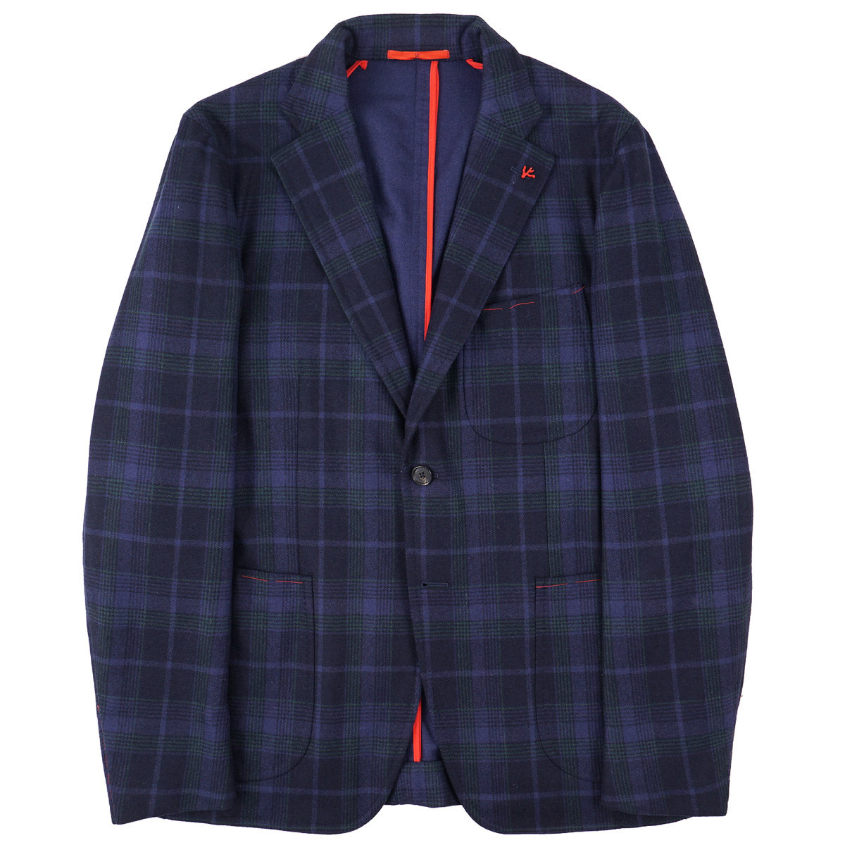 Isaia Unstructured Wool-Cashmere Sport Coat