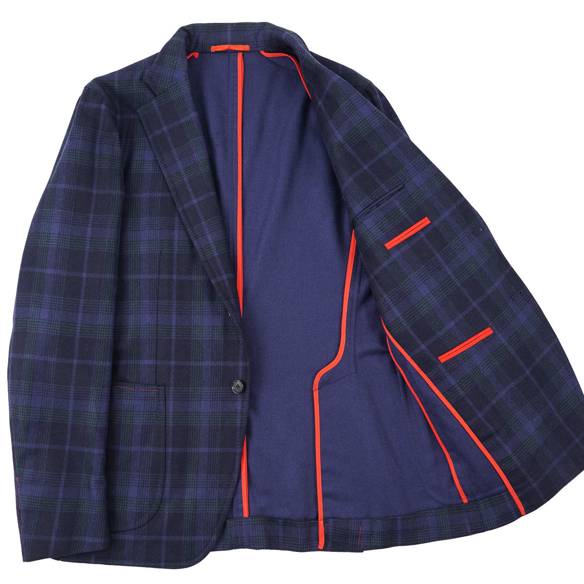 Isaia Unstructured Wool-Cashmere Sport Coat